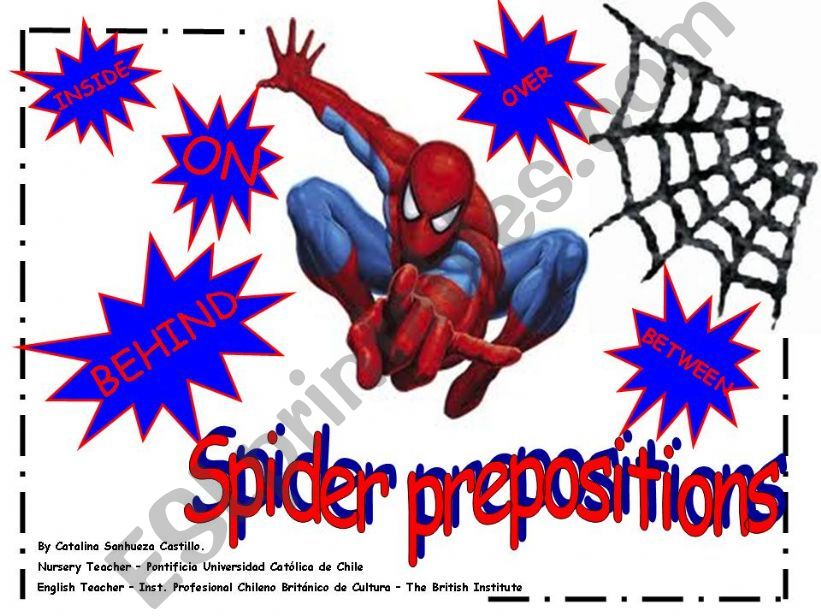 Spider Prepositions powerpoint