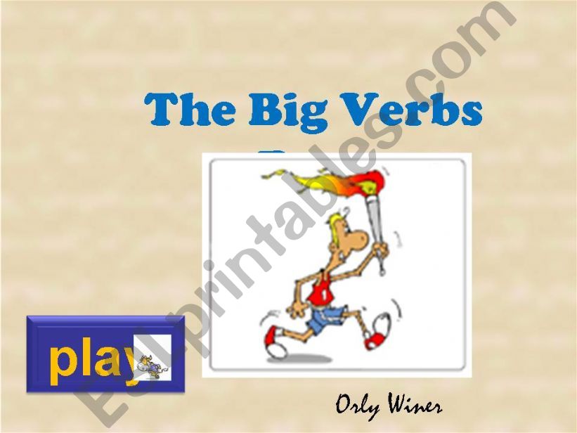 Irregular Verbs - The Big Race