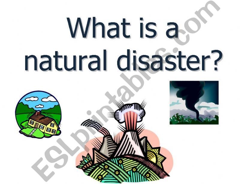 natural disasters  powerpoint