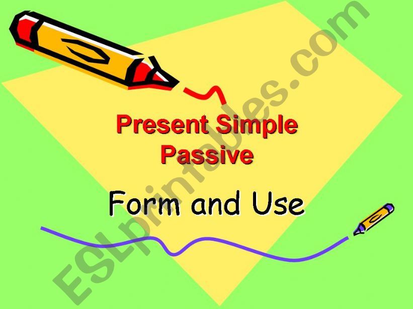 Present Simple Passive powerpoint