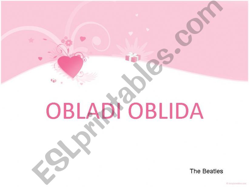 Beatles, Obladi, oblada powerpoint