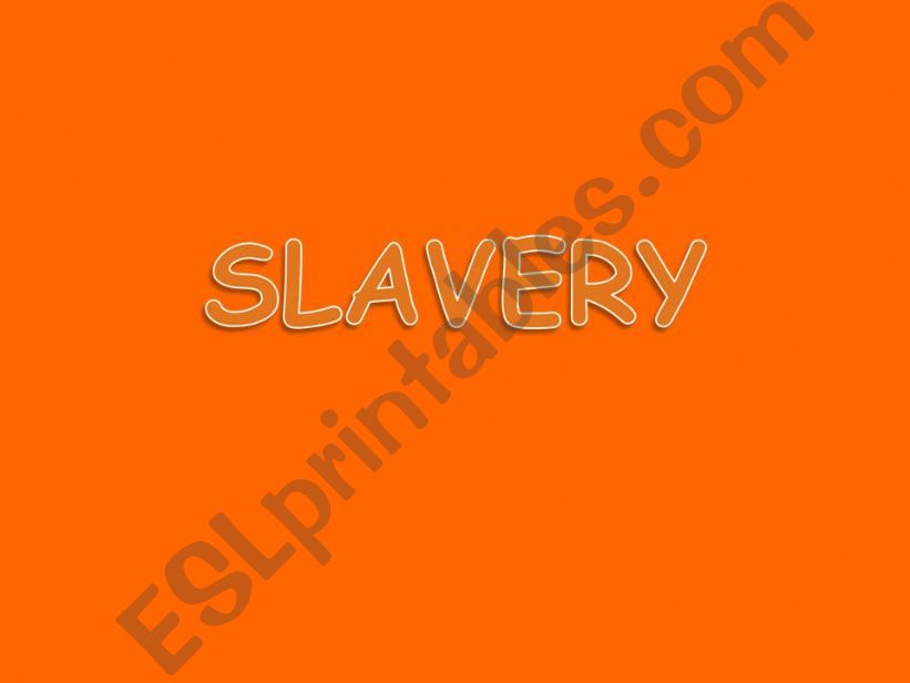 slavery powerpoint