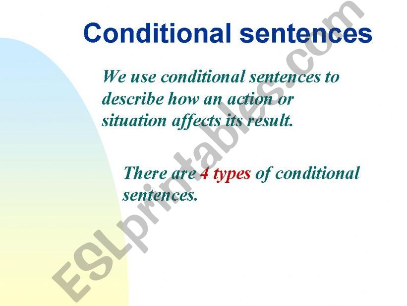 conditional sentences type 0 powerpoint