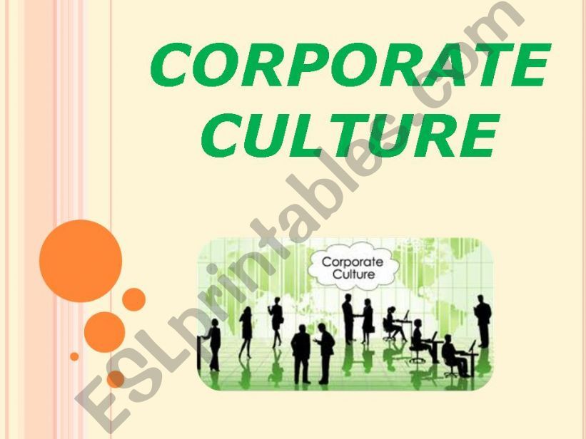 Corporate Culture powerpoint