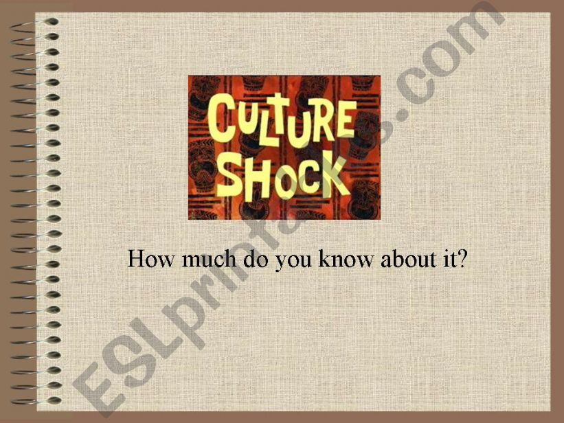 Culture Shock powerpoint