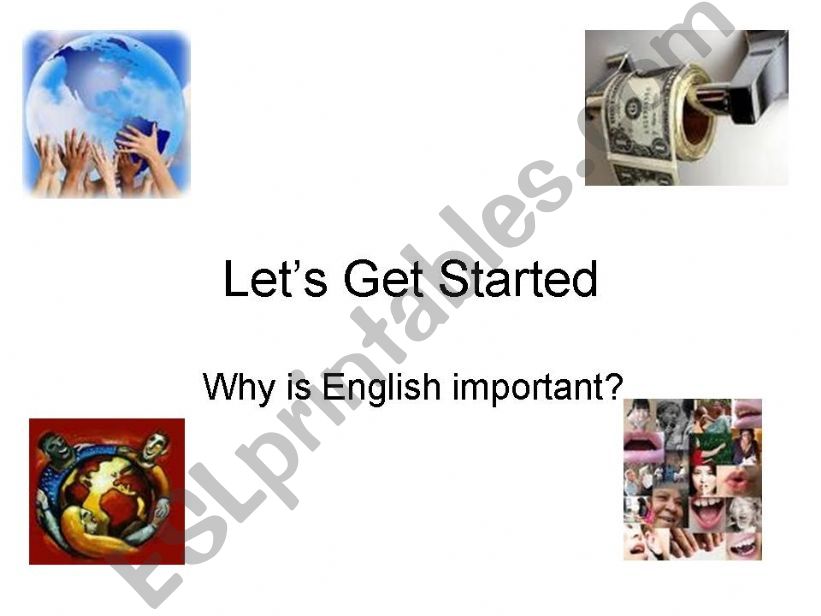 why is english important ? powerpoint