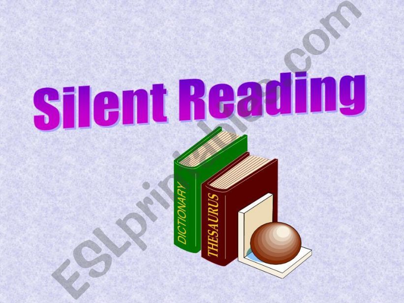 silent reading powerpoint