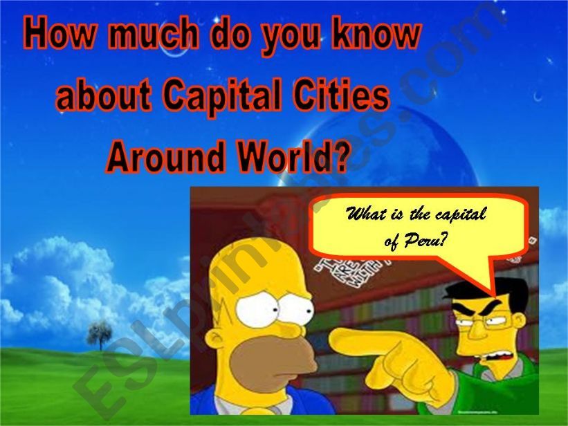 Capital Cities with The Simpsons
