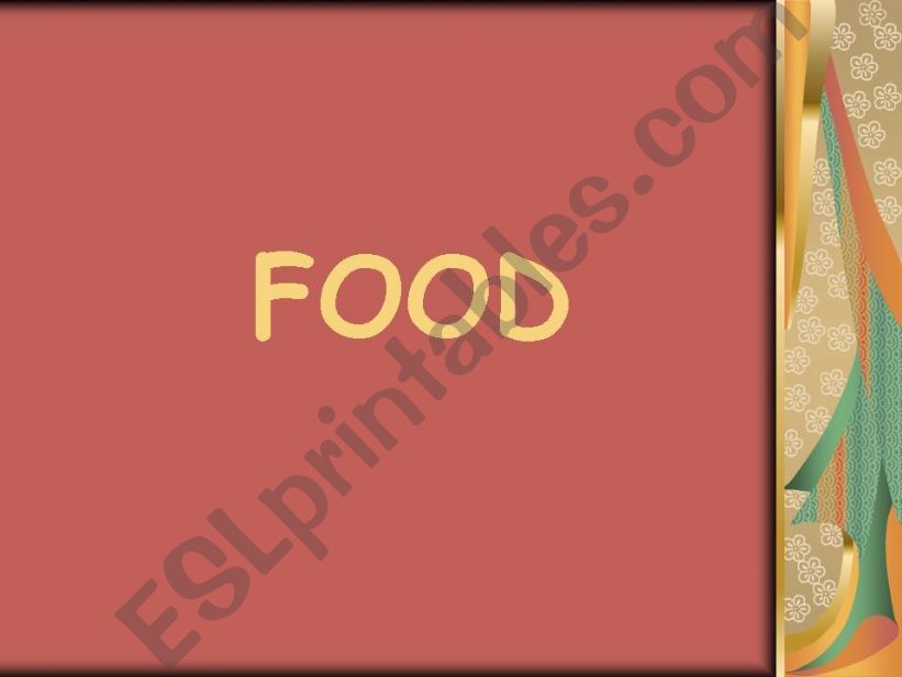 Food powerpoint