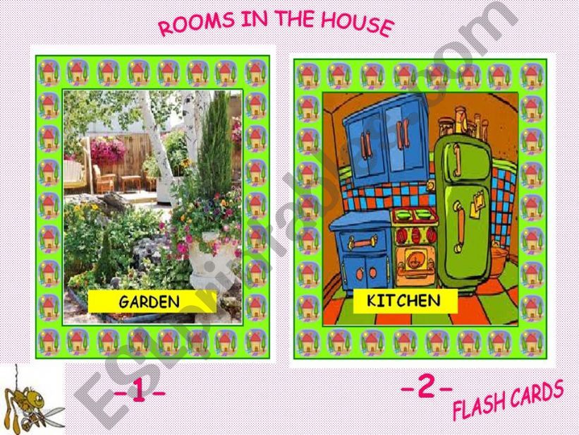 Rooms in the House - Flashcards