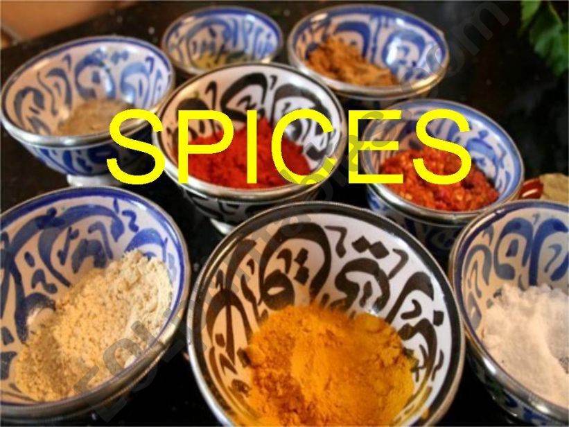 Spices - part1 powerpoint