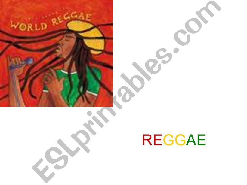 Reggae and Bob Marley powerpoint