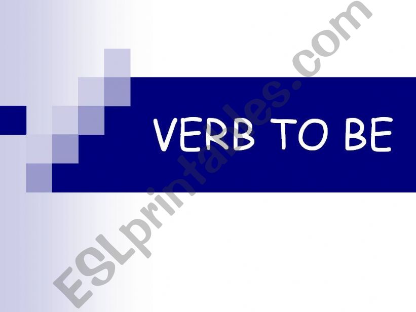 Verb TO BE powerpoint