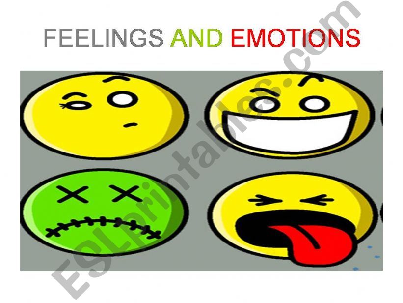 feelings and emotions powerpoint