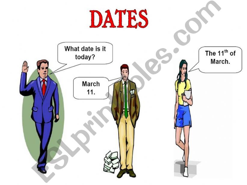 dates powerpoint