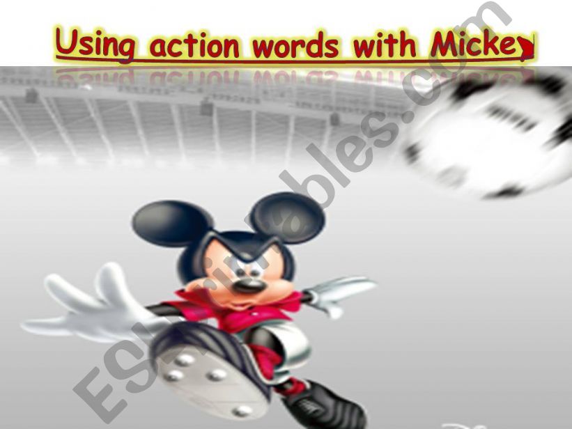 Action with Mickey powerpoint