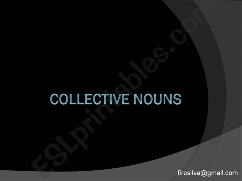 ColLective nouns powerpoint