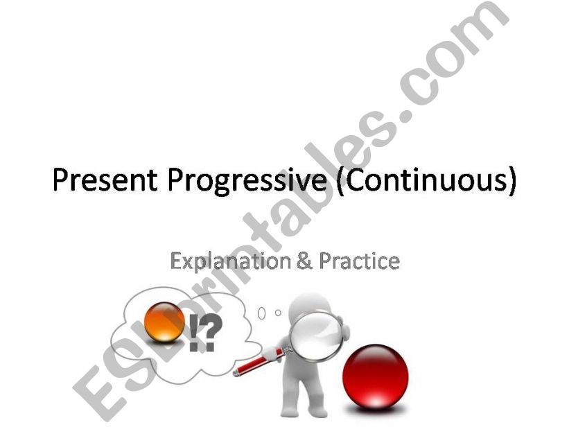 Prsesnt Progressive powerpoint