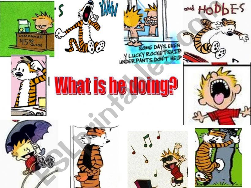 Fun with Calvin and Hobbes powerpoint