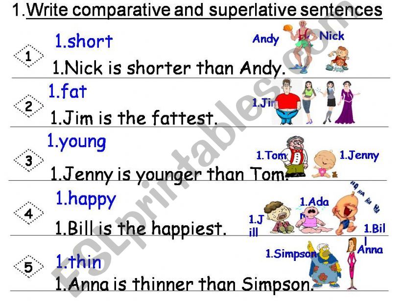comparative and superlative part 3