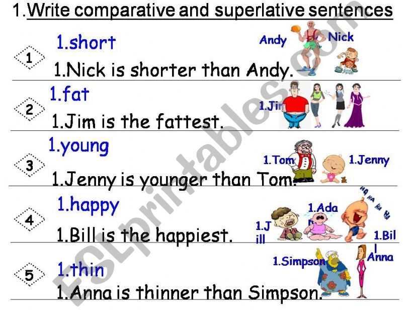 comparative and superlative part 3