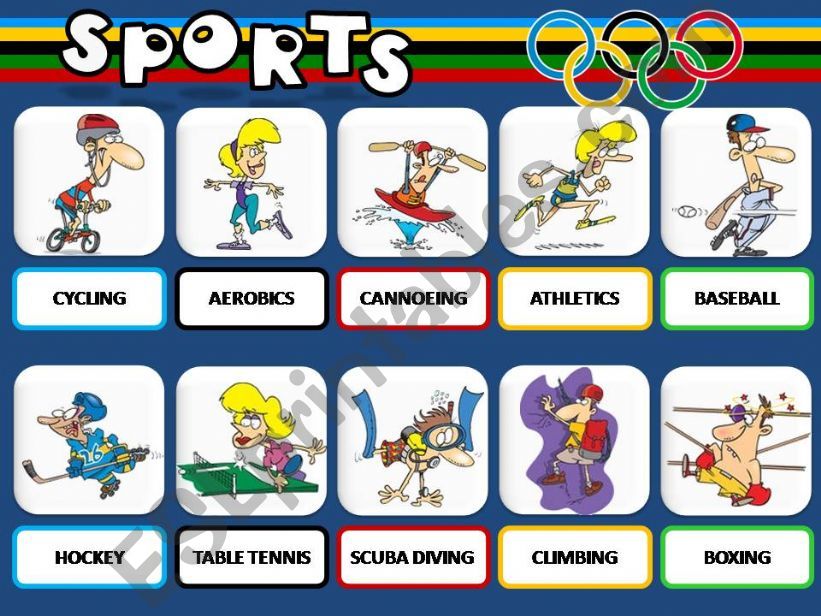 Sports (1/2) powerpoint