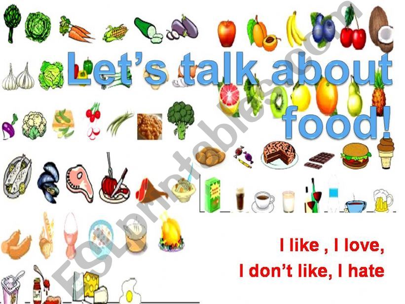 lets talk about food powerpoint