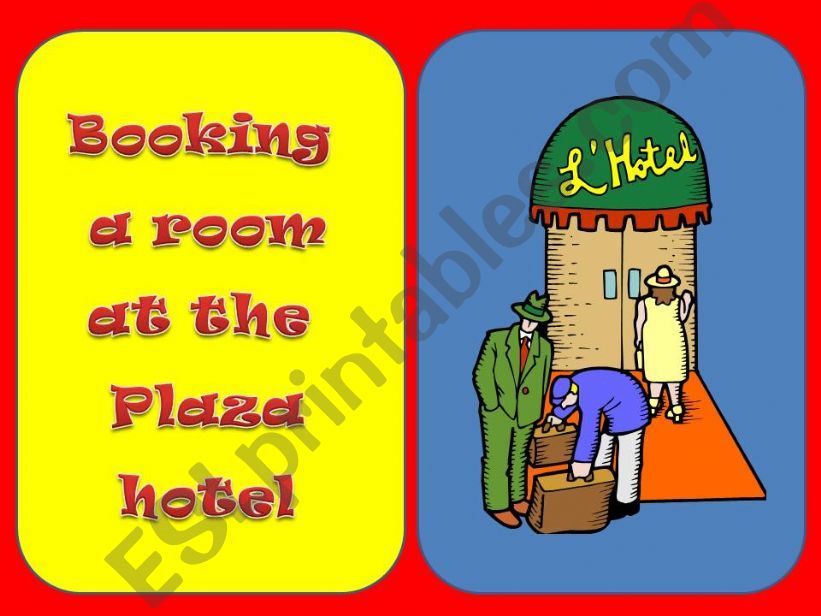 HOTEL BOOKING ON THE PHONE powerpoint