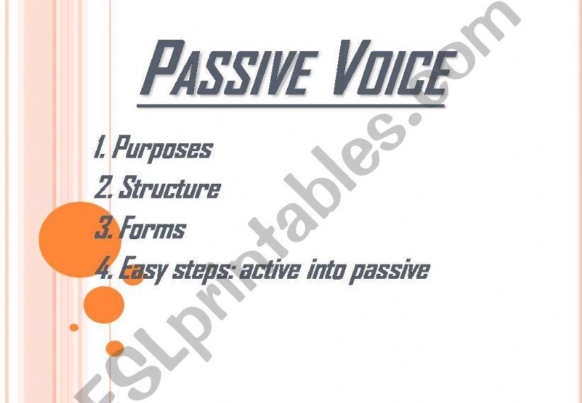 passive voice  powerpoint