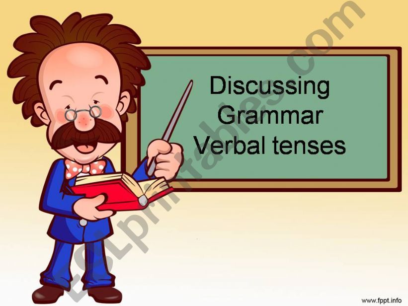 Verb tenses differences powerpoint