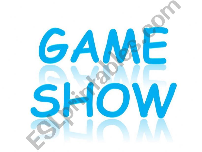 Game Show powerpoint
