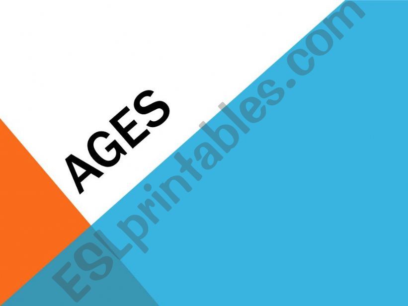 AGES powerpoint