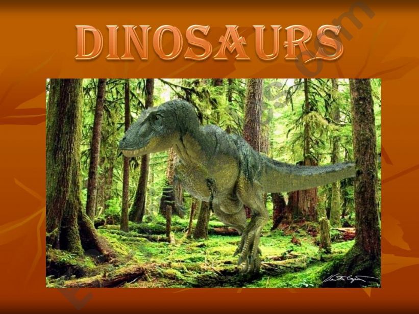 dinosaurs powerpoint