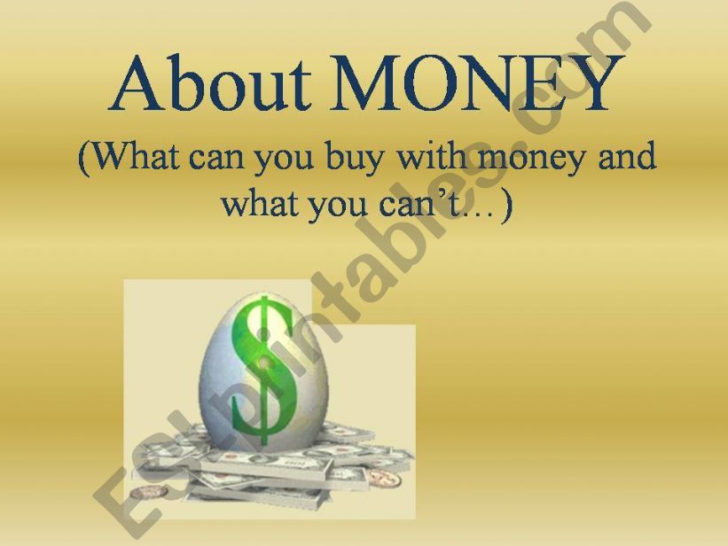 Money powerpoint