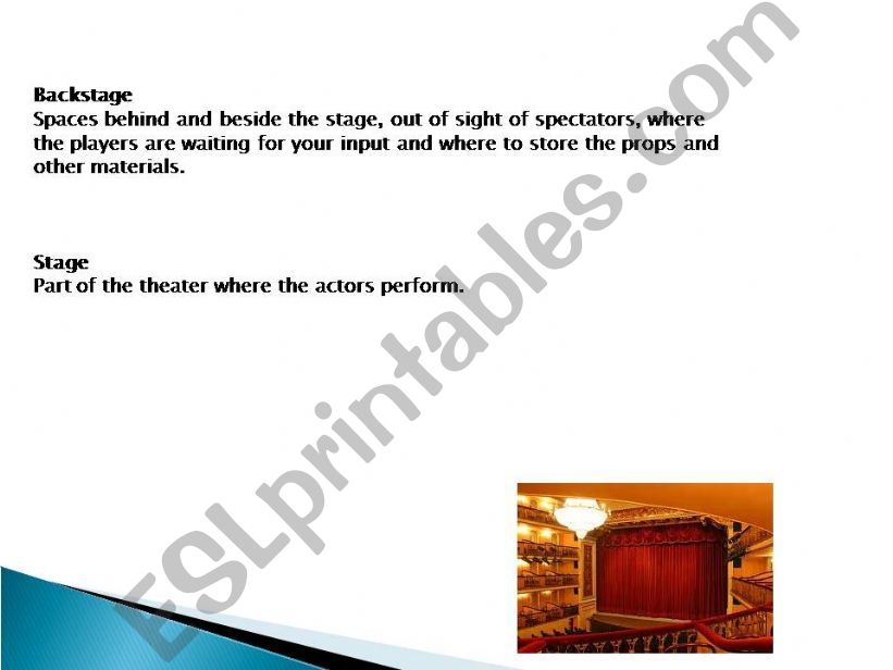 Theatre (part 2) powerpoint