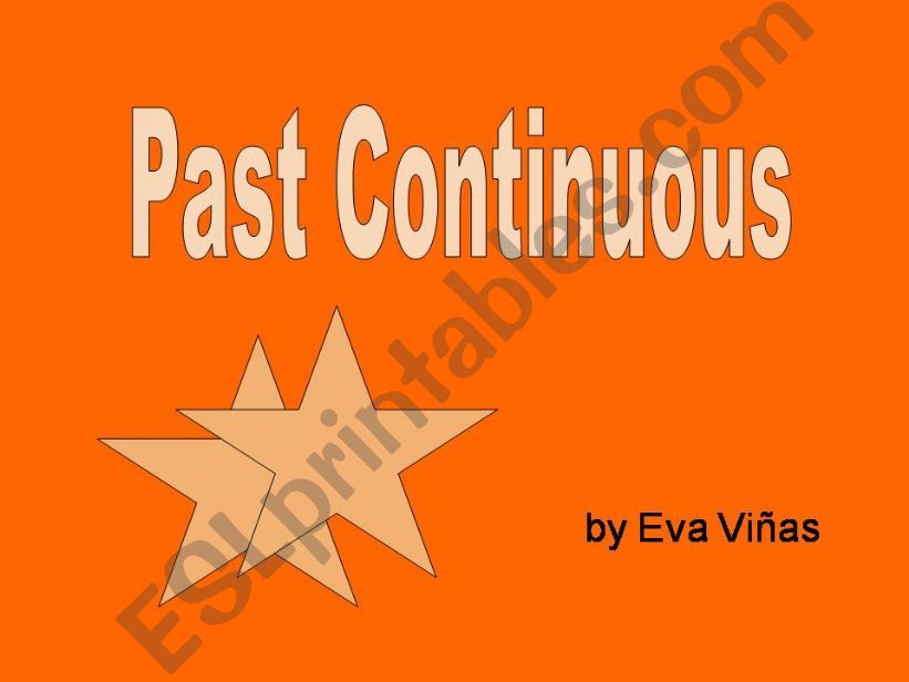 past continuous powerpoint