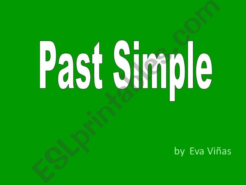 past simple powerpoint