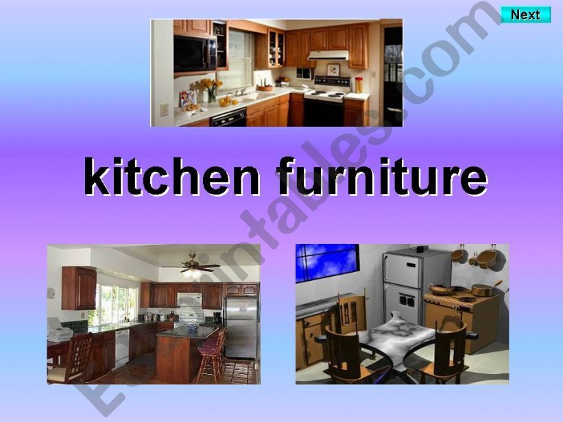 Kitchen furniture - Kims game