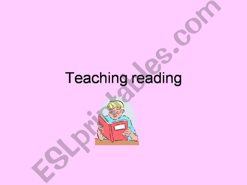 teaching reading powerpoint