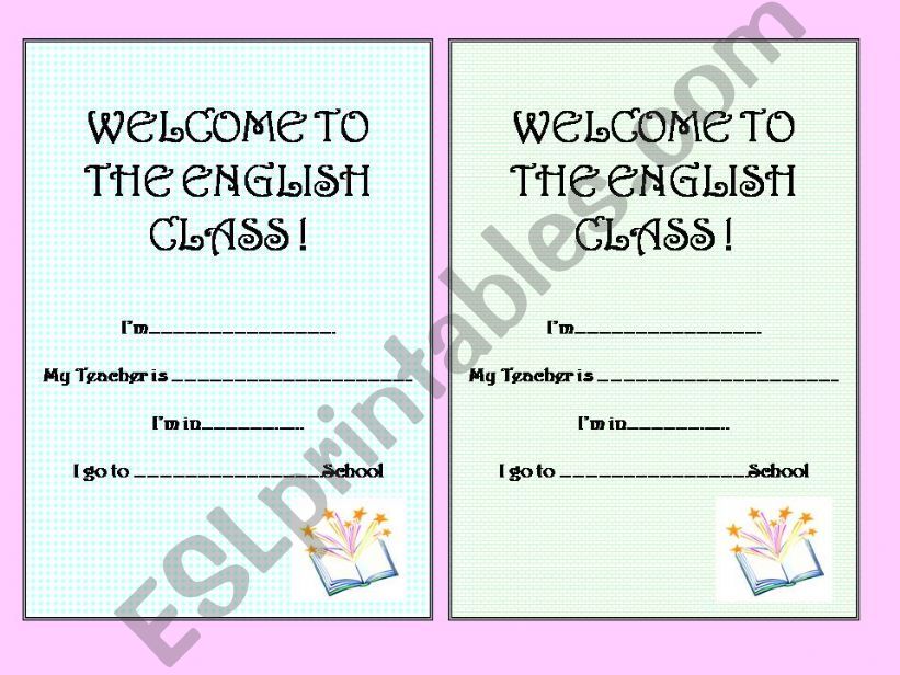 welcome card powerpoint