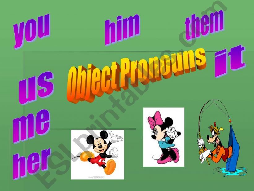 Object Pronouns powerpoint