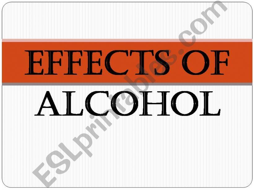 effects of alcoholism powerpoint