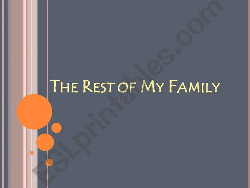 Family powerpoint