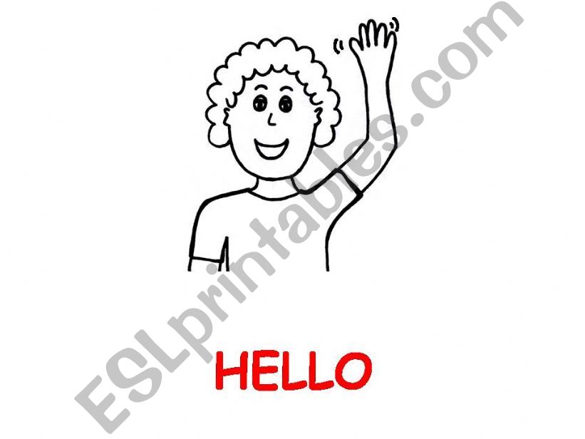 Esl English Powerpoints Song Hello Goodbye Beatles Flashcards