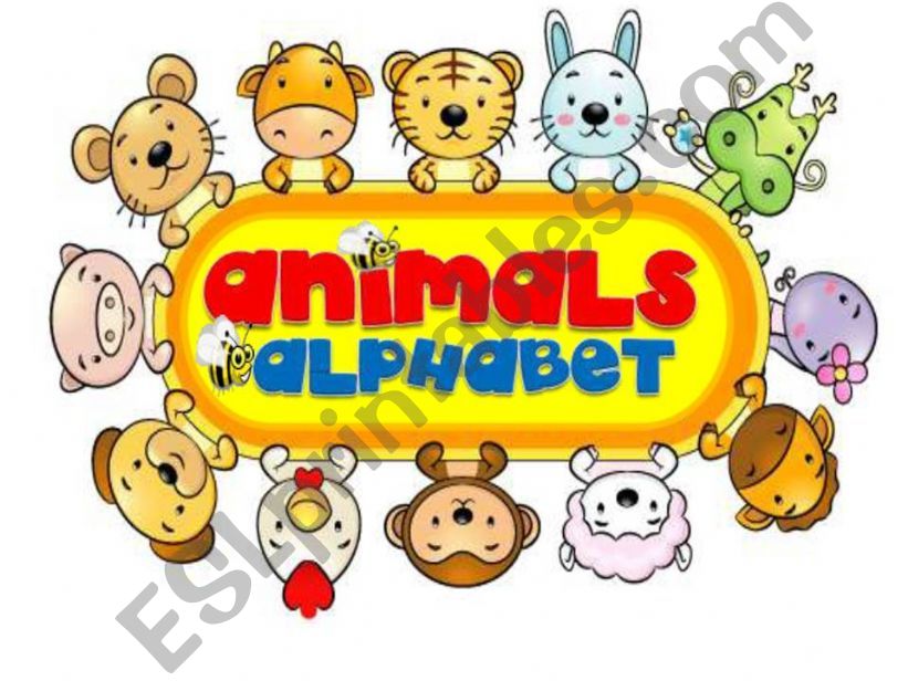 animals alphabet powerpoint