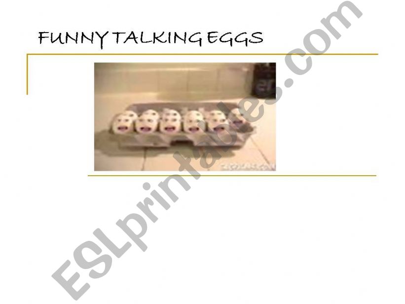 Funny talking eggs (how much, how many, some, any...)