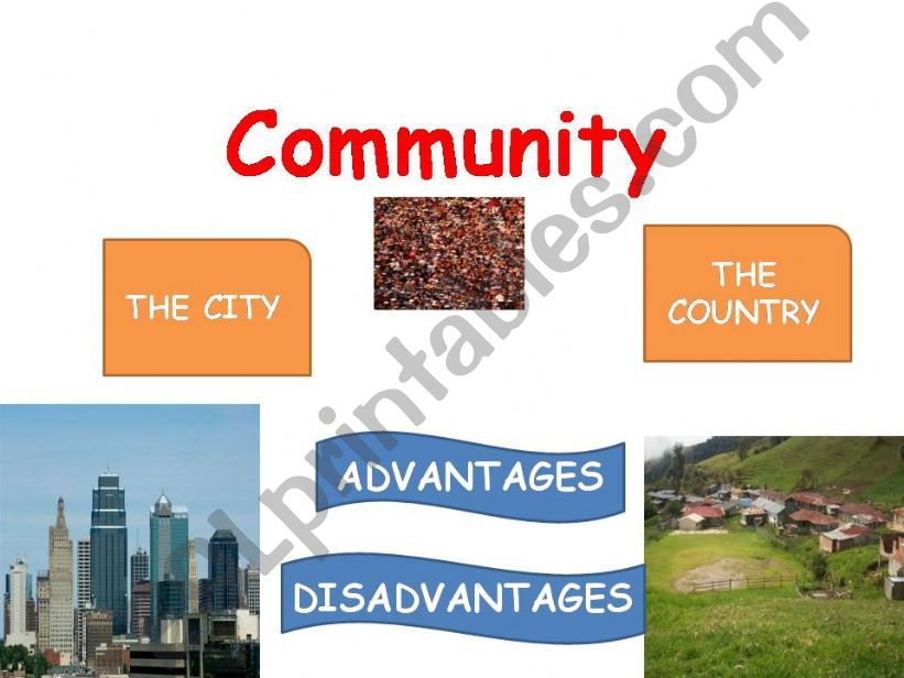 COMMUNITY: THE CITY VS THE COUNTRY 