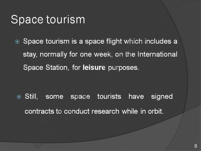 Space... the unknown_part 2 of 4: space tourism