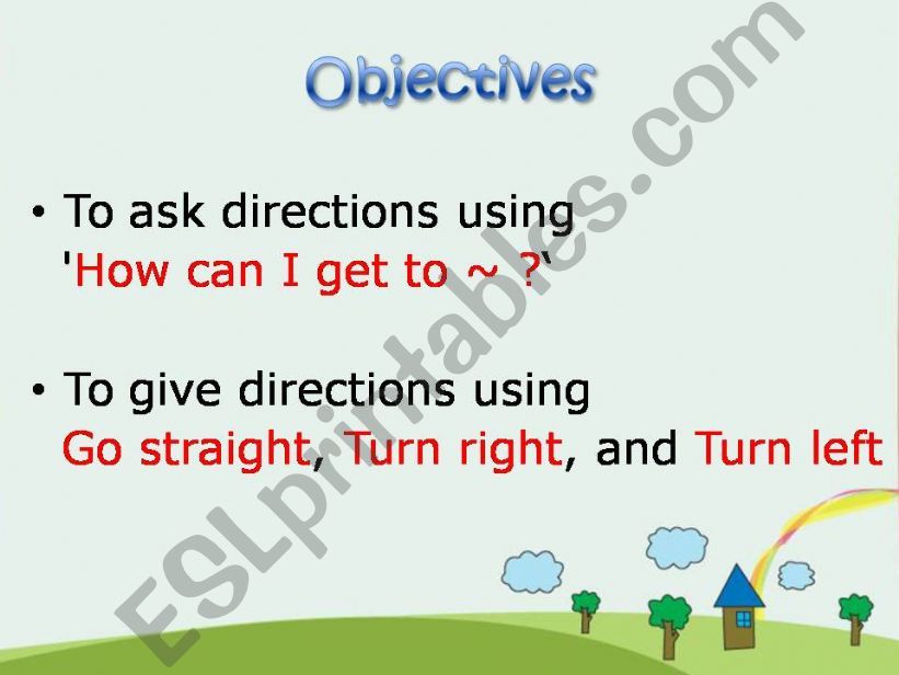 direction powerpoint