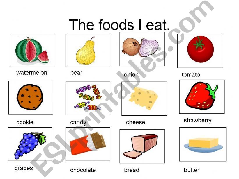the foods we eat powerpoint
